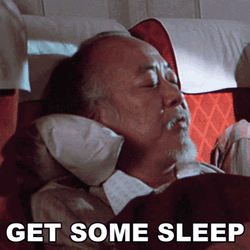 Pat Morita Go To Sleep GIF