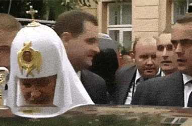 Patriarch Krill Of Moscow Cross Down GIF