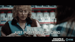 Patricia Arquette Paying With Credit Card GIF