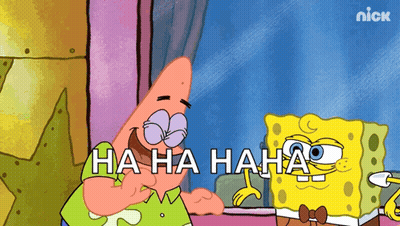 Patrick And Spongebob Laughing Ha Ha Ha Ha GIF