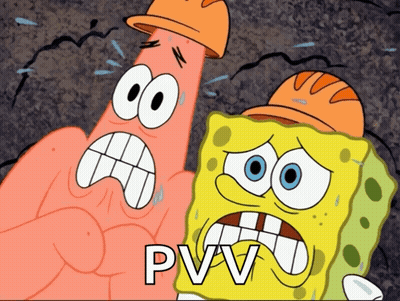 Patrick And SpongeBob Saying PVV GIF