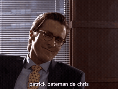 Patrick Bateman Chris Man In Suit GIF