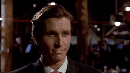 Patrick Bateman Sigma Face Meme GIF