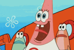Patrick Boo Excitement GIF