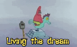 Patrick Dreaming Living The Dream