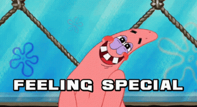 Patrick Feeling Special GIF