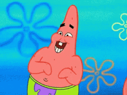 Patrick Hardly Laughing GIF