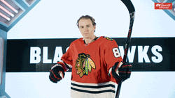 Patrick Kane One Arm Throw GIF