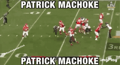 Patrick Machoke Is The Name Displayed On The Nfl Field GIF