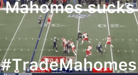 Patrick Mahomes Football Game Fail Meme GIF