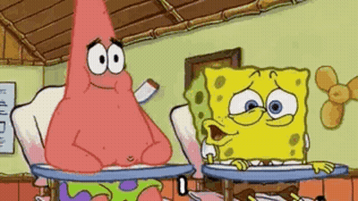 Patrick Star And SpongeBob Eating GIF