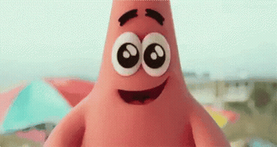 Patrick Star Close Up With Big Eyes and Smile