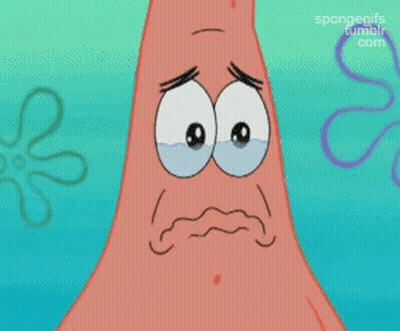 Patrick Star Crying GIF