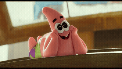Patrick Star Dancing In Water GIF