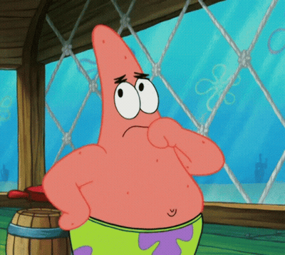 Patrick Star From SpongeBob Giving Middle Finger GIF