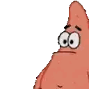 Patrick Star From Spongebob Squarepants Is Angry And Pointing At Something . Sticker