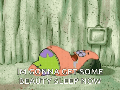 Patrick Star From Spongebob Squarepants Is Laying On The Floor In A Room . GIF