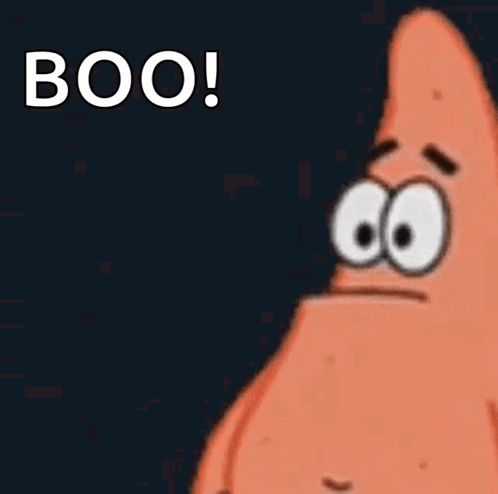 Patrick Star From Spongebob Squarepants Is Pointing At Someone With A Long Nose . GIF