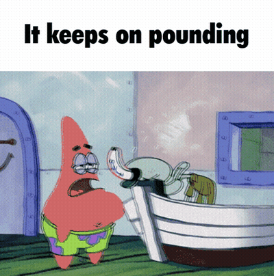 Patrick Star From Spongebob Squarepants Is Talking To Squidward Tentacles GIF