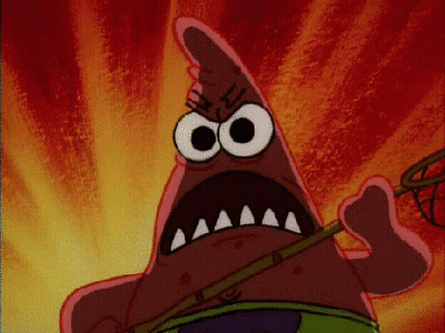 Patrick Star Holding Basketball GIF
