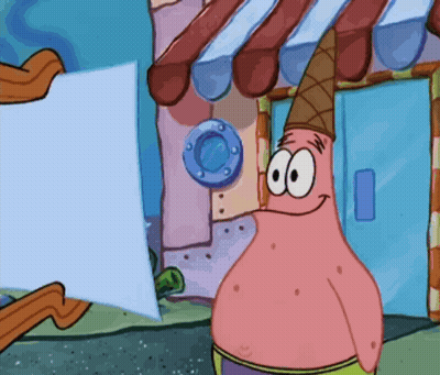 Patrick Star Holding Paper GIF