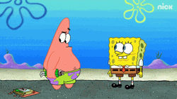 Patrick Star Itchy Behind GIF