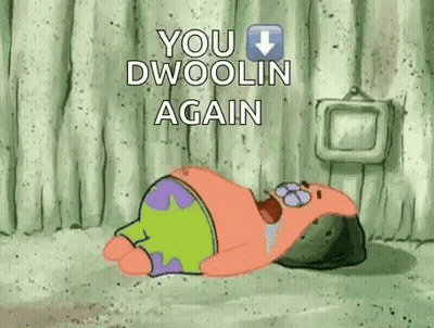 Patrick Star Laying On Ground Crying GIF