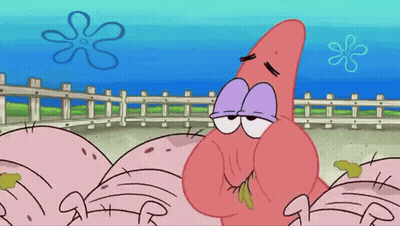 Patrick Star Looking At Something GIF