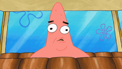 Patrick Star Looking Out Window GIF