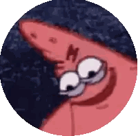 Patrick Star Making Funny Face Sticker