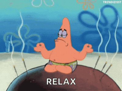 Patrick Star Meditating Relax GIF