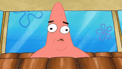 Patrick Star Sitting In Chair GIF