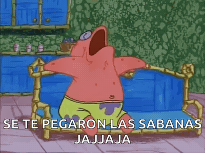 Patrick Star Sitting With Mouth Open GIF