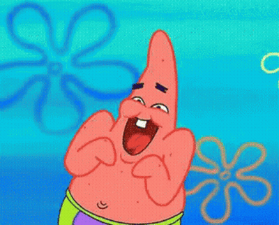 Patrick Star Smiling Funny Face GIF