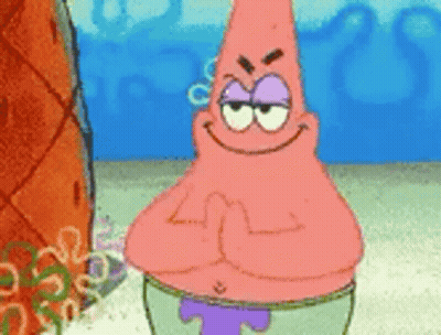 Patrick Star Smiling Making A Face GIF