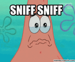 Patrick Star Sniff Sniff GIF