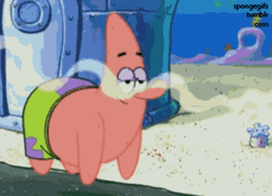 Patrick Star Sniff The Aroma GIF