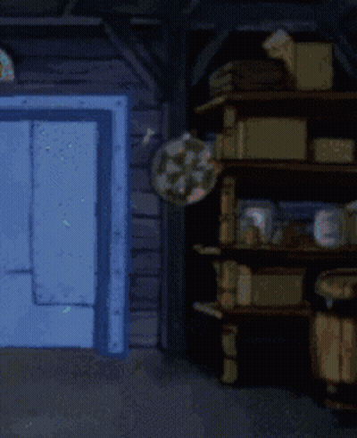 Patrick Star Standing In Doorway GIF