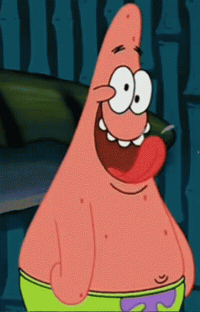 Patrick Star Sticking Tongue Out GIF