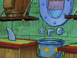 Patrick Star Washing Hands GIF