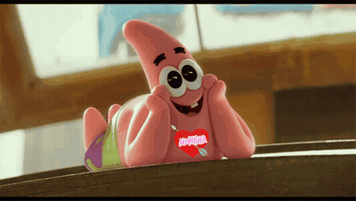 Patrick Star Wearing Amour Shirt GIF