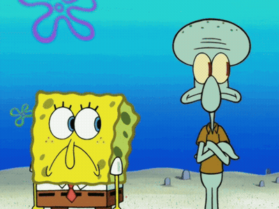 Patrick Star Wearing Fishnet Tights GIF
