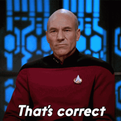 Patrick Stewart That's Correct GIF