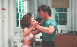 Patrick Swayze Jennifer Grey Dirty Dancing Partners  GIF