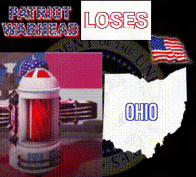 Patriot Warhead Loses And Ohio On Black Background GIF
