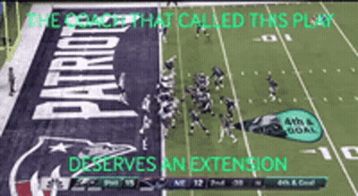 Patriots Football Game On Green Field GIF