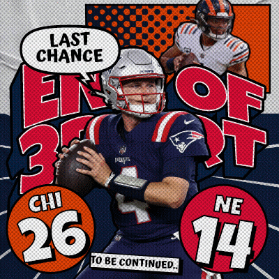Patriots Football Player Holding Football GIF