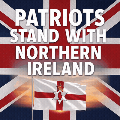 Patriots Stand With Northern Ireland Poster GIF