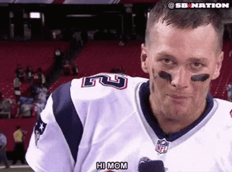 Patriots Tom Brady Peace Sign After Interview GIF