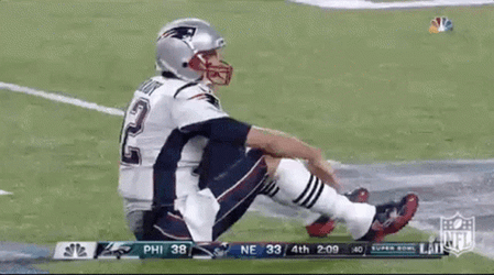Patriots Tom Brady Sitting On The Field GIF